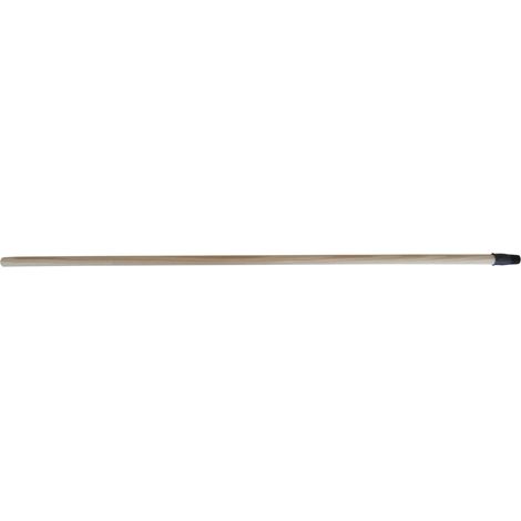 Manche à balais 1,20 m Ø 24 mm avec adaptateur vissant – Compatible balais, raclettes et brosses – Solide et facile à fixer
