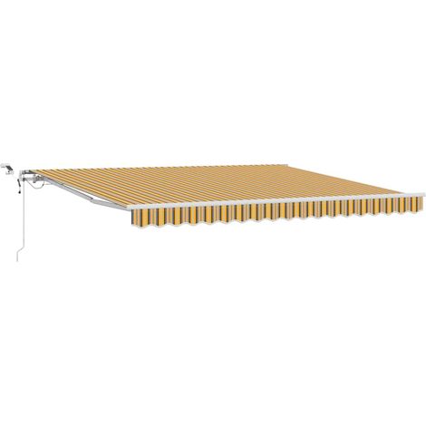 Maison Exclusive - Tenda Retrattile Multicolore 400 × 350 cm Poliestere e Metallo