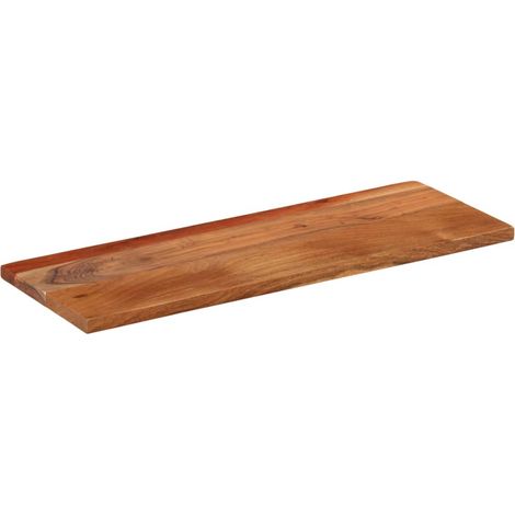 Dessus de table  Dessus de bureau  Plateau de table 70x20x3,8 cm rectangulaire bois massif d'acacia