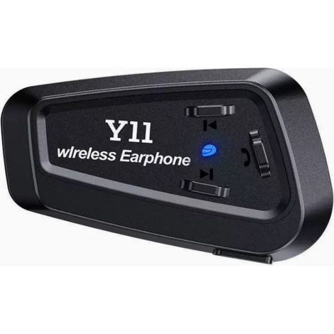 Bluetooth 5.3 Motorcycle Helmet Headset, IPX6 Waterproof Wireless Headphones, 12H Talk Time, AI Voice & Auto-Answer, Dual Phone Link (1/5)