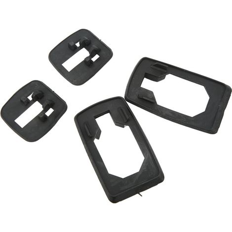 Adecuado para tiras de sellado de goma de manijas de puertas de automóviles de 4 piezas, aplicable a puertas delanteras, traseras, izquierdas y derechas (modelo III 3).