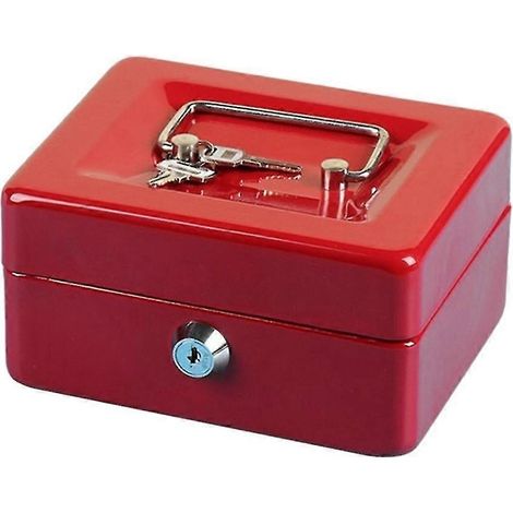 Mini tirelire de sécurité verrouillable avec fente de verrouillage - Tirelire en métal pour adultes (1/5)