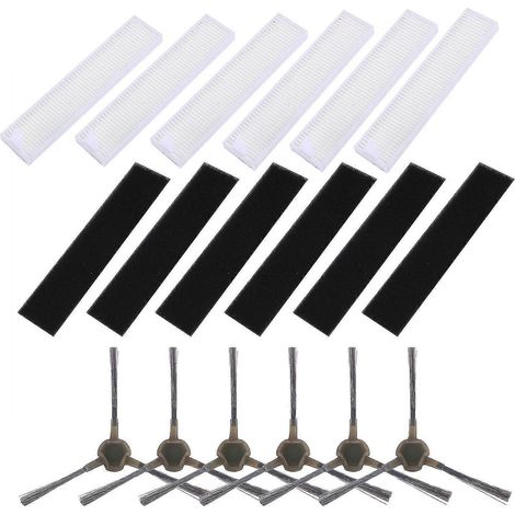 Brosse latérale de rechange pour filtre des aspirateurs robots Deebot Slim DA60, Slim2, DA5G et Slim Neo - Haoyi (1/5)