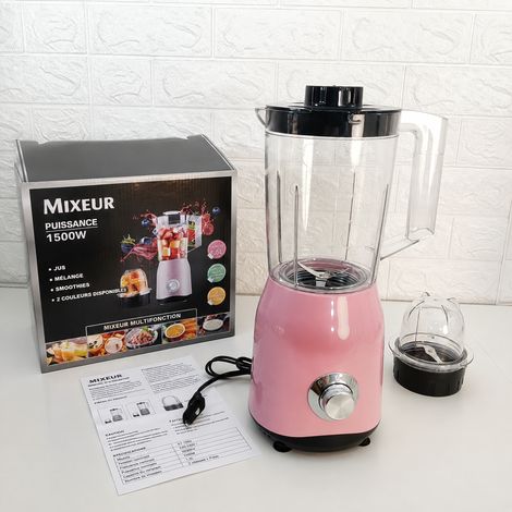 Blender mixeur multifonction rose 300 W prise britannique 195x340 mm rose réf 6041 1,2 kg – Livraison gratuite