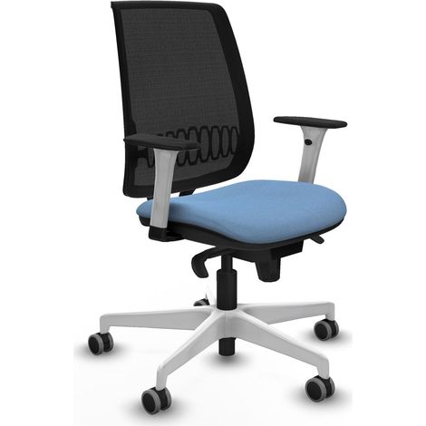 Silla de oficina piqueras y crespo Alares negra mesh ajustable (1/2)