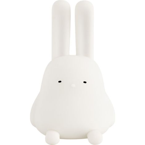 Veilleuse lapin avec extinction différée, lampe de chevet enfant en silicone souple et mignon avec support pour téléphone pour la chambre (1/4)