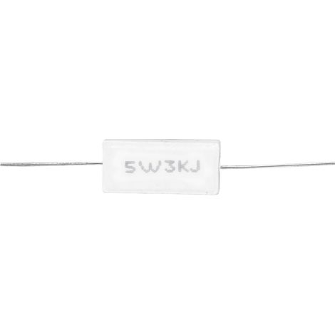 Résistance Ciment 10 Pièces 5W 3KΩ Précision ±5% Composants Électroniques Lot de 10 Résistances de Puissance à Haute Fiabilité (1/5)