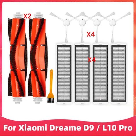 Pour D9, D9 Max, L10 Pro, Trouver LDS Finder Roller Side Brush Hepa Filter Accessory Parts (1/5)