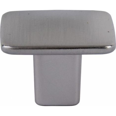 Pomolo de cadre Zama Nickel Satiné 30x30 mm