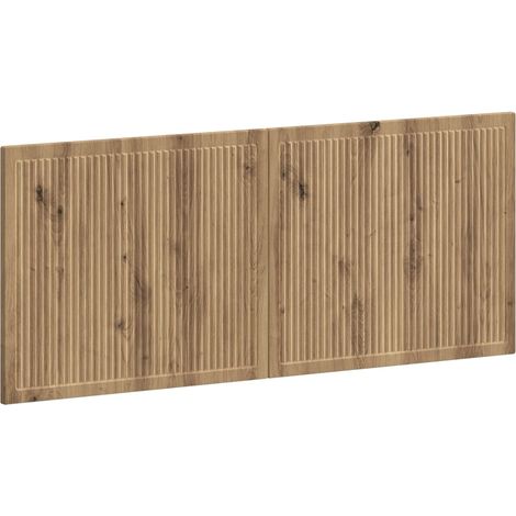 Wall-Mounted Headboard EDE Artisan Oak Engineered Wood vidaXL (1/5)