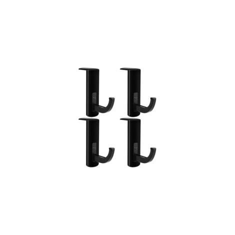 Juego de 4 soportes para auriculares, ganchos adhesivos, fijaciones para auriculares.