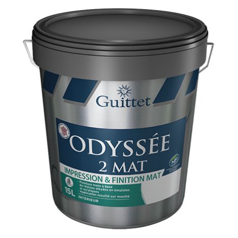 Pintura Odisea 2 Mate 3 Litros Guittet Base Gup - Guittet