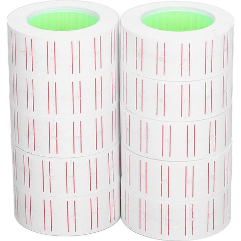 Étiquettes adhésives MX5500, 30 rouleaux (15000 étiquettes), format 21x12mm, papier monorang pour étiqueteuse. (1/5)