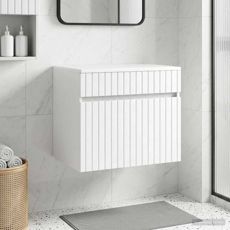 Mueble de baño montado en la pared  Brillante