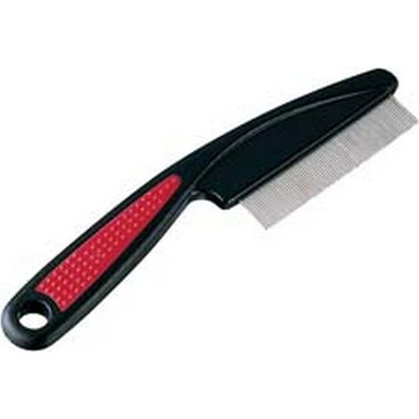 3PZ PETTINE ANTIPULCI GRO 5838 CANI GATTI PELO CORTO MEDIO cm15x1x4h