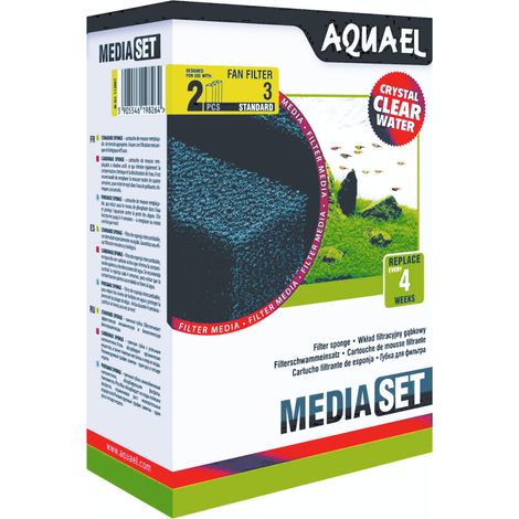 Aquael Filterschwamm - für Fan 3 Plus (2 Stück)