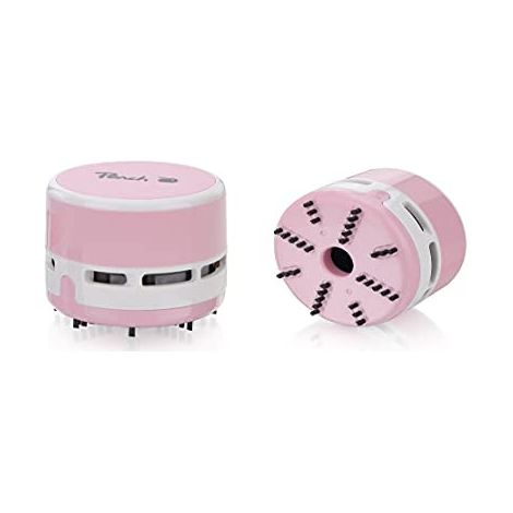 Peach PA105 Kabelloser Tischstaubsauger Rosa Kompakt