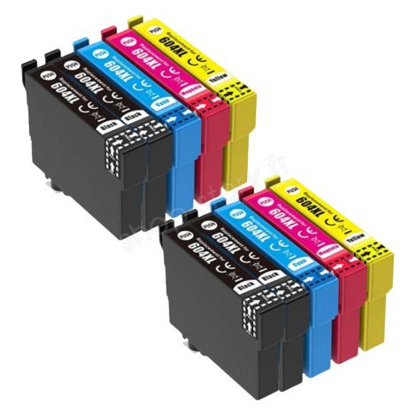 Pack de Cartouches 604 XL Compatibles pour Imprimante EPSON 604 XL