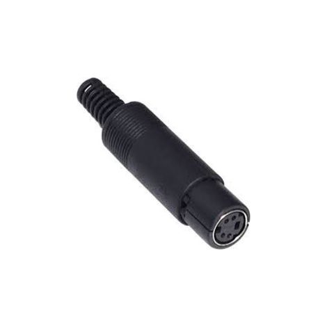 Connecteur Minidin 4 broches femelle 8mm Se-4131