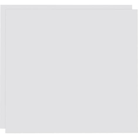 Lot de 2 Feuilles en Plastique ABS Rigide et Flexible 152 x 152 x 0.5 mm Blanc (1/5)