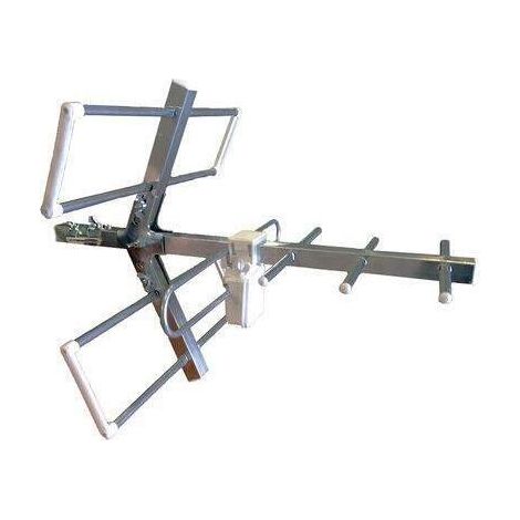 Antenna digitale terrestre banda uhf 5g galaxy alluminio guadagno db 8-10 5 elementi