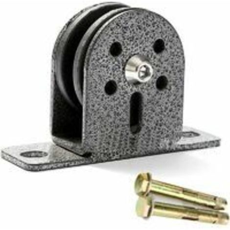 Einzelrolle, geräuschlose Rolle, Schwenkrolle aus Edelstahl zum Heben von Seilen, geräuschlose Rolle, robuste Schwenkseilrolle für Übungszubehör