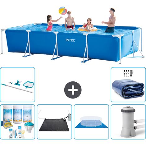 Intex Piscine Tubulaire Rectangulaire - 450x220x84 cm - 7-pièces  S20071 (1/5)