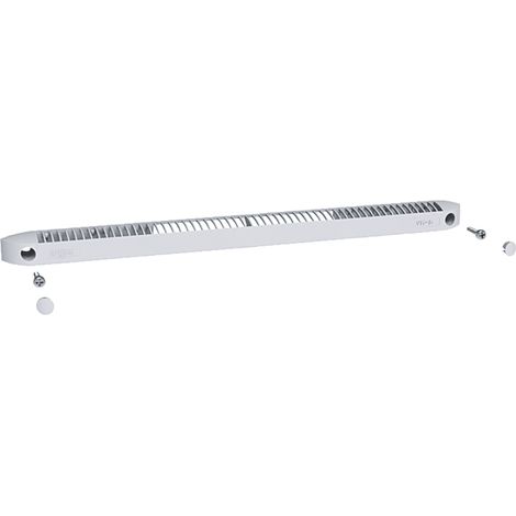 Anjos Ventilation – Entrée d'air autoréglable vm-g – Affaiblissement acoustique 34-35dB – Débit 15-22-30m³/h – Encombrement 305x20x18mm – Anti-moustiques