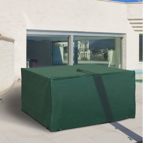 Schutzhülle für Gartenmöbel 600D, 135 x 135 x 75 cm, grün HAVRYA (1/4)