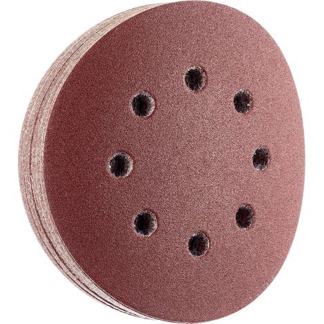 Disques auto-agrippants Grain 120 Diamètre 125 mm Lot de 25 (1/3)