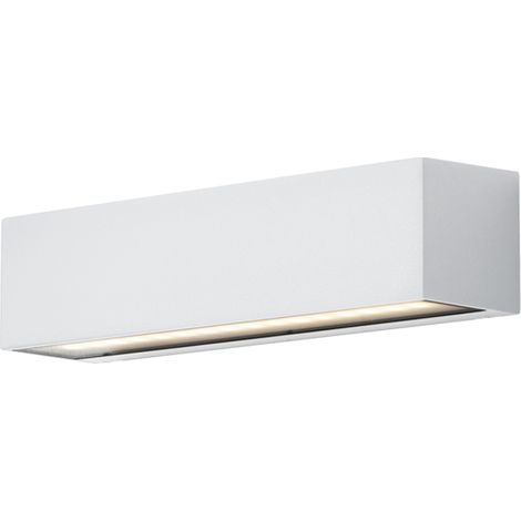WILLY Applique Biemissione con attacco E27, Potenza 15W, IP54, Struttura Bianca in Alluminio pressofuso - Rossini Illuminazione (1/3)