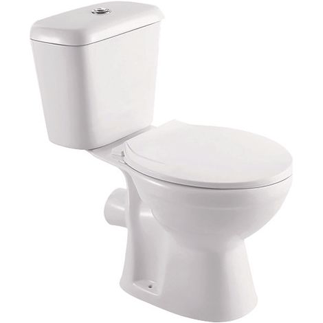 ONDEE ZEN - Pack WC ECO sans bride Sortie Horizontale - mécanisme à double poussoir 3/6L