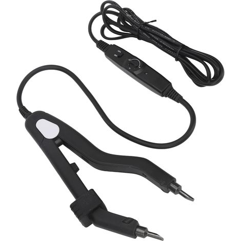 Outil de fusion pour extensions de cheveux : connecteur professionnel pour fer à souder Fusion, prise américaine 100-240 V. (1/5)