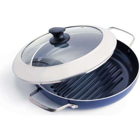 Blue Diamond Hookware Grill Genie, 28 cm, Blu (1/5)