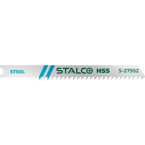 Lames de scie sauteuse - métal 2,0 x 52 mm, manche B&D, lot de 5 STALCO S-27952