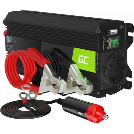Green Cell Power Inverter PRO 12V to 230V 500W/1000W Modified Sine Wave