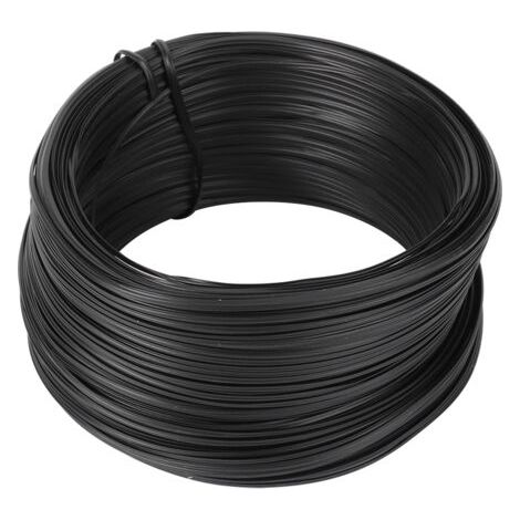 Fil de Fer galvanisé, Attaches de Branche, Bobine de Liaison Noire Plate, Literie, Fil d'acier Plat