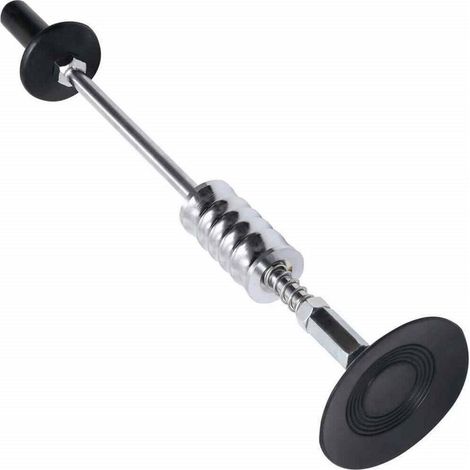 TRADE SHOP - Martello Scorrevole Con Ventosa Molla A Pressione 59 Cm In Acciaio Al Carbonio - (1/5)