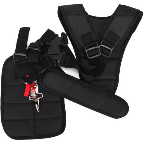 Luxurious, black sheepskin shoulder strap made of soft fabric ---DTEKGAZ (1/5)