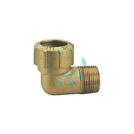 RACCORDO VX A "L" MASCHIO PER TUBO POLIETILENE ART.040 - M 1"1/4 x ø mm.40
