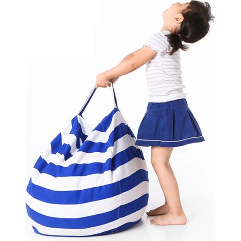 Filiyano-1 x Housse de pouf de rangement pour peluche, en coton. (1/5)