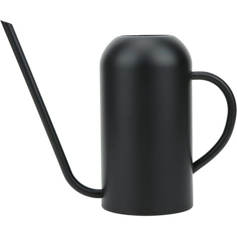 Gießkanne aus Edelstahl, kommaförmig, fünf Liter, langer Ausguss, für Sukkulenten und den Innenbereich, Vintage-Design  - Crezuo