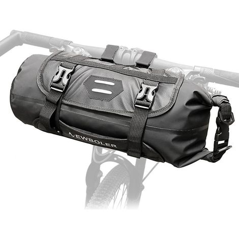 Wasserdichte Fahrradlenkertasche, verstellbares Volumen, Vorderrohrtasche mit abnehmbarer wasserdichter Tasche für Fahrräder