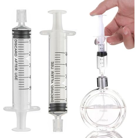 2 pompes recharge parfum – outils transfert plastique pour vaporisateur voyage, diffuseur atomiseur (1/5)