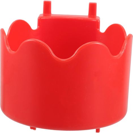 Crochet Mural pour Panneau Perforé en Plastique Rouge Bouteilles Support Cylindrique Antidérapant, Stabilité Assurée, Rangement (1/5)