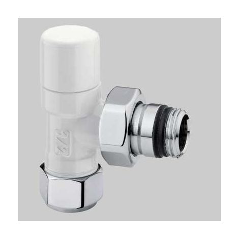 DETENTORE D'ARREDO A SQUADRA BIANCO - 3/8 x 24-19