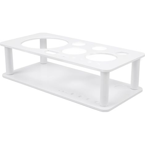 Kit de barman support détachable gain de place inodore polyvalent en plastique barman porte-outil pour Bar maison blanc petit (1/5)