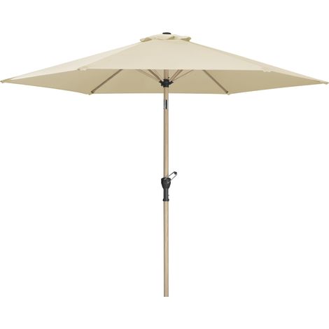 Schneider Sonnenschirm Cordoba natur Ø 270 cm Marktschirm (1/5)