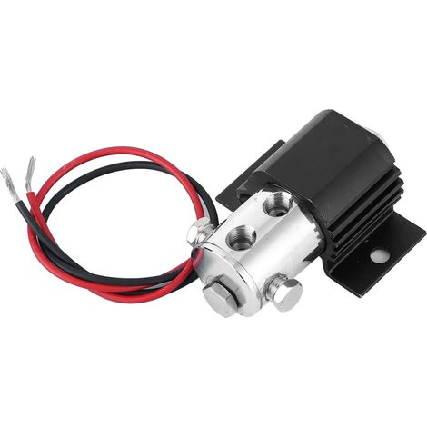 Vorderbremsleitungs-Sicherungssatz mit Reifensicherung OS00275SRX01E006, verstärkte Ausführung, passend für Ford Mustang, 1/8‑27 NPT, schwarz (1/5)