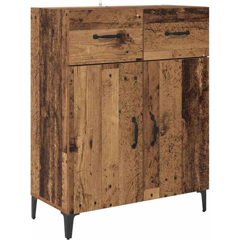 Buffet,Bahut,Meuble de Rangement Bois ancien 34 x 69.5 x 90 cm Bois d'ingénierie CFW71821 (1/5)